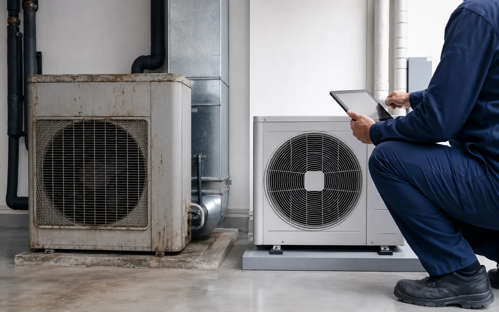 HVAC System Replacement by Leotech Solutions Inc